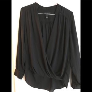 INC Black Blouse